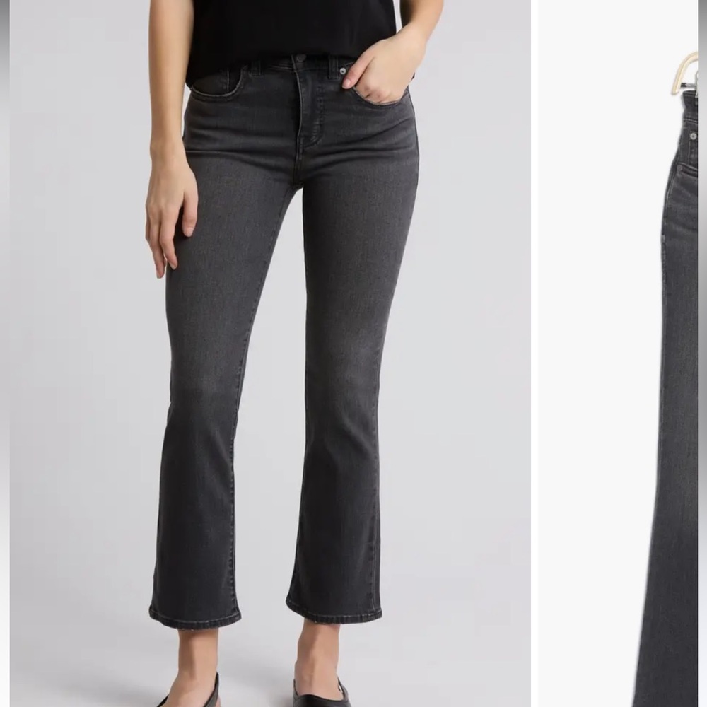 Madewell mid rise kick out jeans